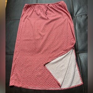 Market & Spruce Dotted Midi Skirt